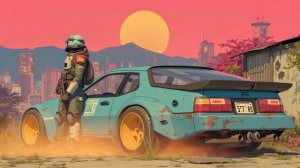 Chill Synthwave Background Music ~ Retro City Sunset Drives & Relaxing Vibes