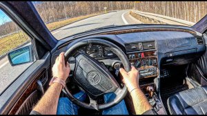 1994 Mercedes-Benz W202 478 000 km (C 180 1.8 122 hp) | POV Test Drive #2363 Joe Black