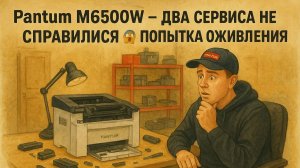 Pantum M6500W — два сервиса не справились 😱 | Попытка оживления!