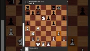 Михаил Таль _разносит_ Корчного за 24 хода жертвуя коня на _f5_