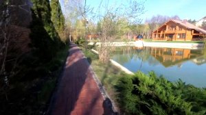 Оформление водоёма  на  даче.набережная.министр таможни.