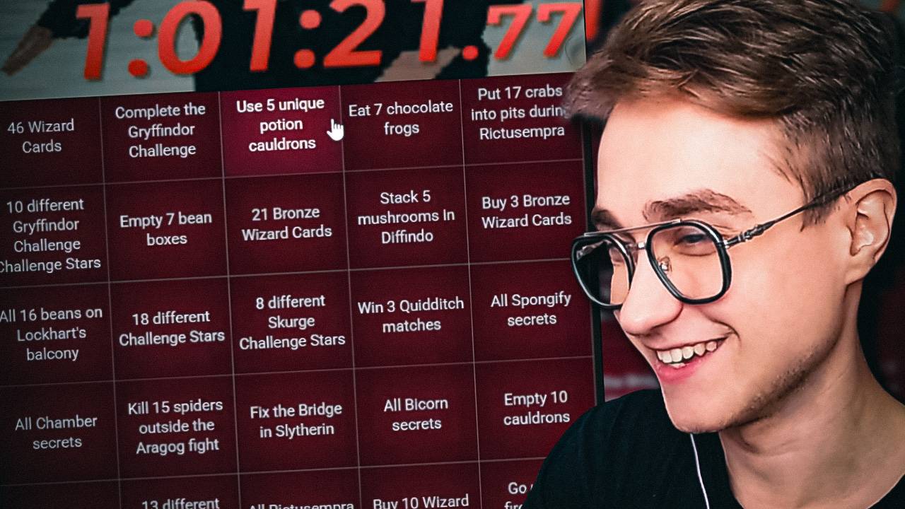 ПРАЙМ ФОРМА УЖЕ БЛИЗКО... Гарри Поттер 2 PC Бинго Blackout% Speedrun