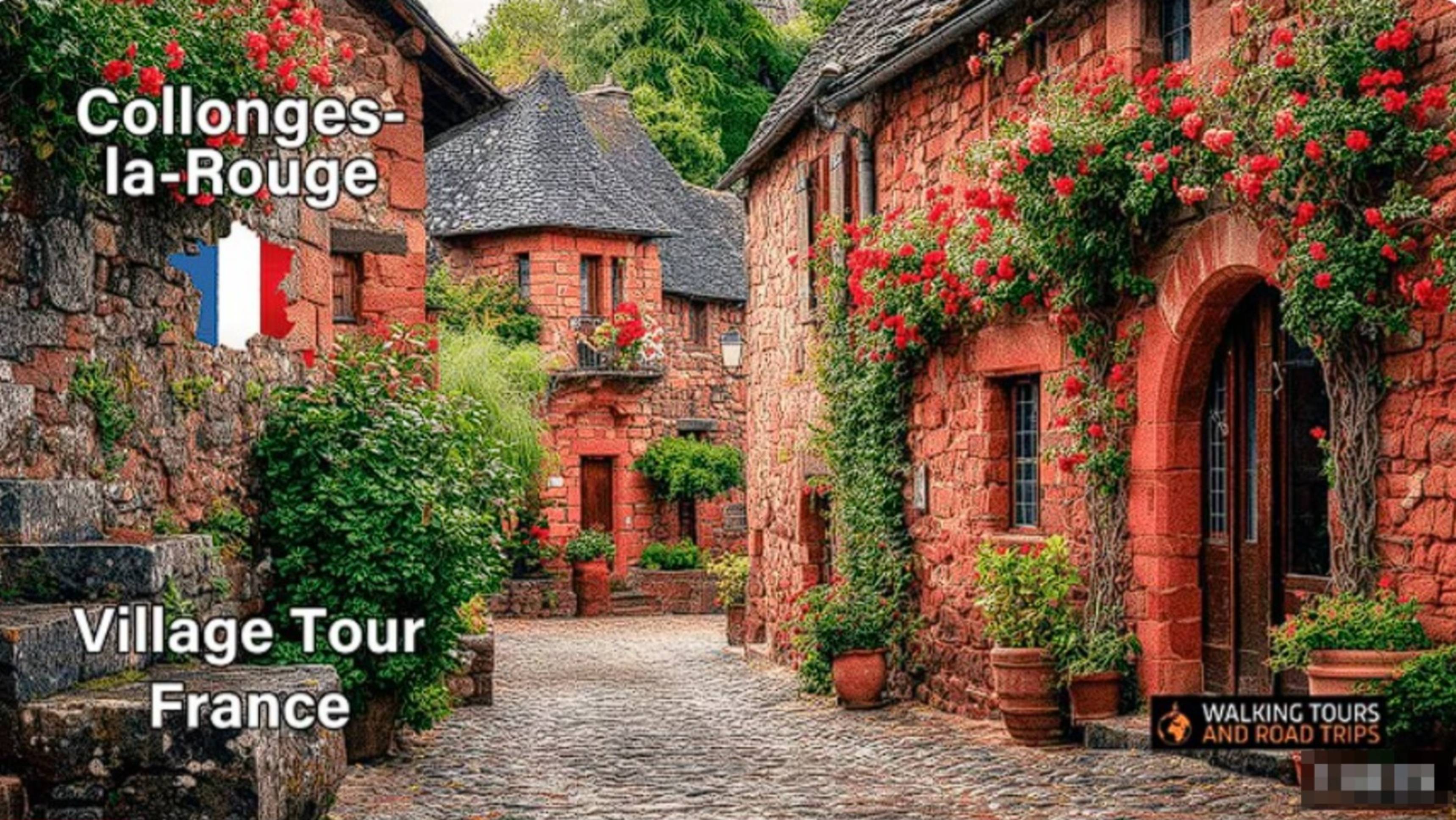 🚶 SmartTV 4К ➤ 🌺 Колонж-ла-Руж, 🌺 Франция – живописная экскурсия по средневековой деревне! 🌺