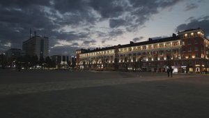 Подсветка зданий в Армавире придает городу особое настроение