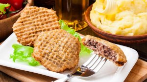 Котлеты в вафлях и в кляре