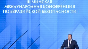С.Лавров на III Минской международной конференции по евразийской безопасности