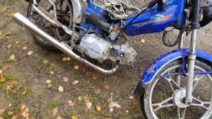 Тест прямотока на мопеде альфа венто