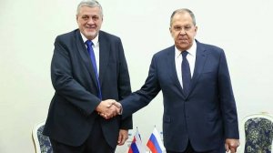 С.Лавров и Я.Кубиш, Минск, 28 октября 2025 года