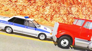 Эпичные лобовухи - Краш тест Гонщиков на дорогах BeamNG! Лоб в лоб, Не починить дорогую тачку!