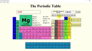 Simulator "Relative molecular mass of a substance"