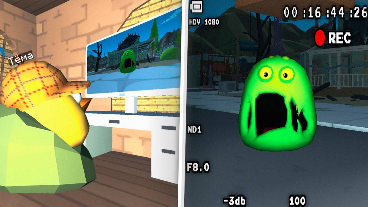 😨 Засняли СЛИЗНЯ на Камеру в Чикен Ган! Тёмофф Chicken Gun смотреть онлайн