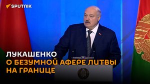 Лукашенко назвал закрытие границы Литвой безумной аферой