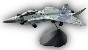 Модель самолета Сухой Су-75 ВКС России 1:48 (с шасси)