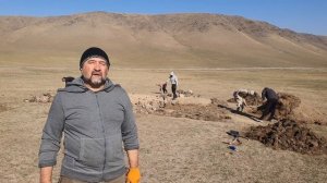 Работа Чуйской кыргызско-российской археологической экспедиции @Большой Алтай