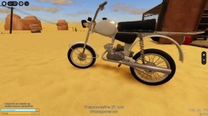 Тутор как завести мотоцикл в Desrt Roblox