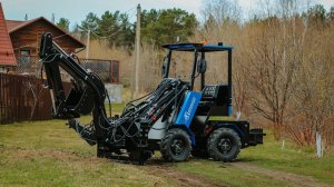 Экскаваторная установка на мини-погрузчик＂Барнаулец 500＂