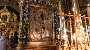 Архиерейское богослужение в день празднования Иерусалимской иконе Божией Матери