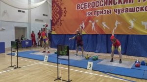 Токарев Тимофей рывок гири  32 кг Всеросссийские соревнования Чебоксары 2025