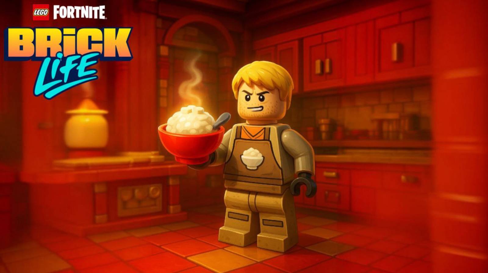Как сделать рисовую кашу в  LEGO Fortnite Brick Life
