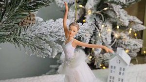 Ёлочная игрушка АКАДЕМИЯ БАЛЕТА (балерина с поднятой рукой), полистоун, 19 см, TR23273-3