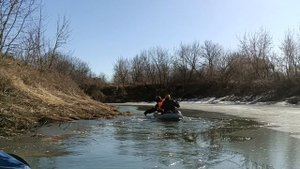 догребли до льда