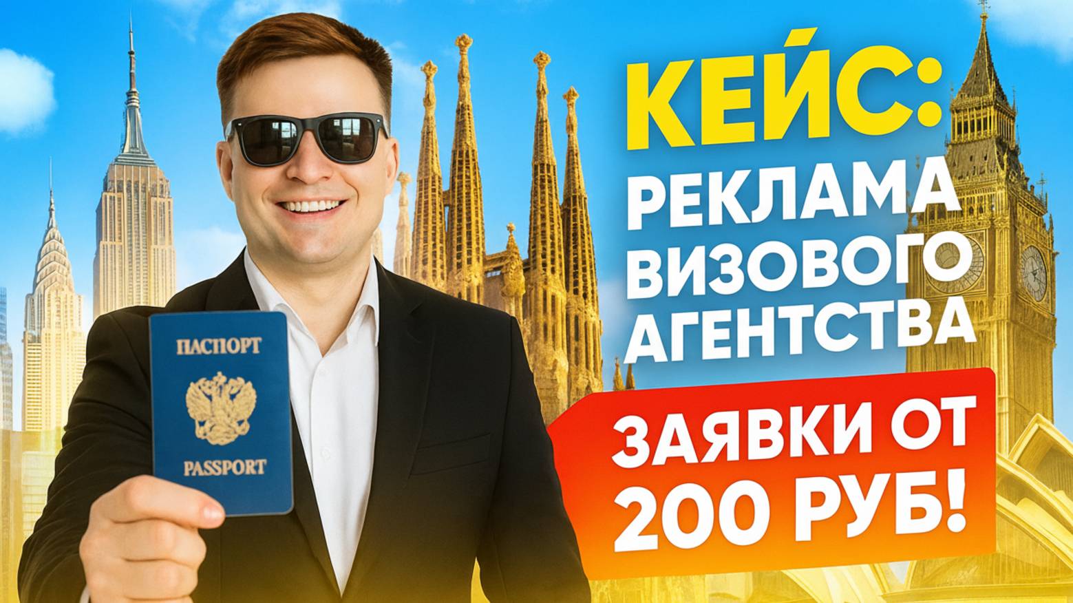 Секретный кейс! Реклама визового агентства с помощью VK Рекламы Заявки от 200 рублей!