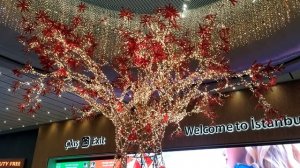 Сверкающее дерево в Новом аэропорту Стамбула!