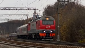 ЭП2К-321 с красивым перестуком и поездом №135 Москва-Саратов