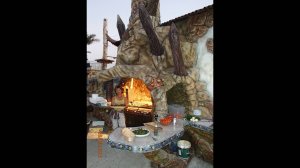 Оформление зоны барбекю Канарские острова.