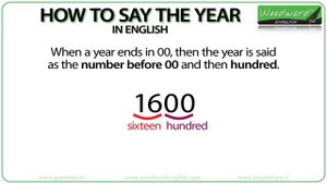 How to say the YEAR in English | Speak English with Woodward English | ESOL Lesson