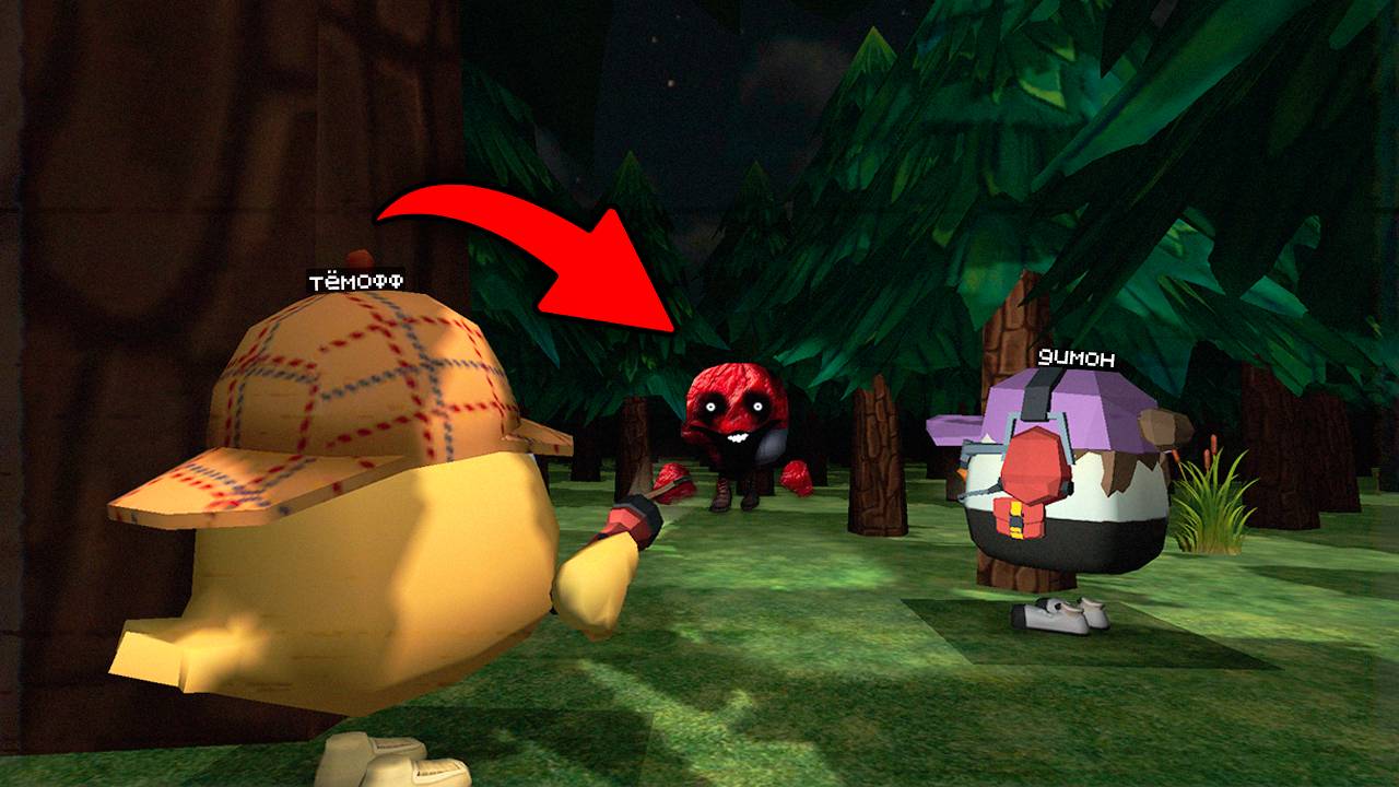 😨 Мы реально Призвали Мясника в Чикен Ган! Мистическая Охота в Chicken Gun смотреть онлайн