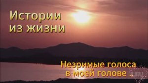 Истории про жизнь - Аудио рассказ - Незримые голоса в моей голове....