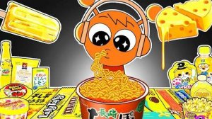 Incredibox Sprunki - Oren Convenience Store Food Orange MUKBANG | Mukbang Animation