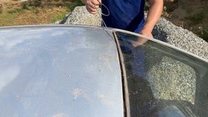 KiA Spectra КАК СНЯТЬ ЛОБОВОЕ СТЕКЛО