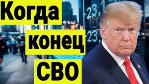 Когда конец СВО и чего ждёт трамп.