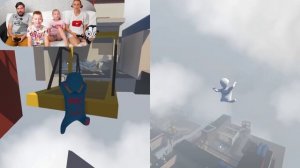 Неуклюжик мульт герои Попробуй Не Засмеяться Видео для Детей HUMAN FALL FLAT #2