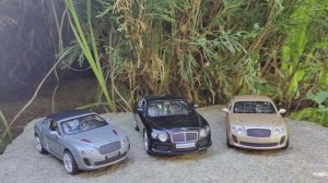 Сравнение моделей Bentley Continental выпущенных MSZ, welly, Mobicaro.
