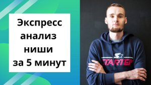 Экспресс анализ ниши за 5 минут