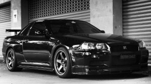 CarX черный GTR34