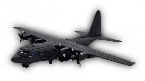 Модель транспортного самолета Lockheed AC-130 Spectre USAF 1:200