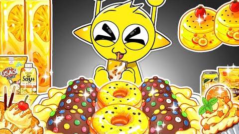 Incredibox Sprunki - Simon Convenience Store Food JELLY CANDY | Mukbang Animation смотреть онлайн