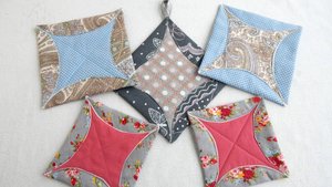 5 секретов как шить из кругов. Мастер класс 3Д самые оригинальные салфетки, прихватки.