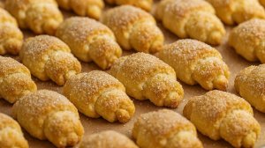 Из стакана творога – целая гора печенья к чаю! Супер-быстрый и легкий рецепт с начинкой.