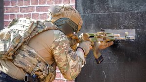 ОМОН "Балтика" (на транспорте) Северо-Западного округа Росгвардии на соревнованиях «Вечно живые»