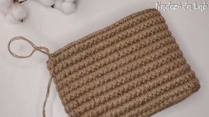 😍 ЭТУ СУМКУ ПРОВОЖАЮТ ВЗГЛЯДОМ!!! Модная сумка из джута. Просто сумка крючком [U-VMDK-GZlU]