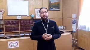 Встреча первокурсников с настоятелем Кирсановского храма Космы и Дамиана отцом Сергием.