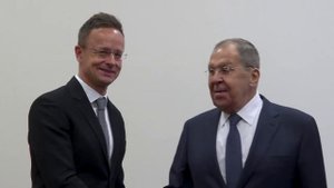С.Лавров и Министр иностранных дел Венгрии П.Сиярто, Минск, 28 октября 2025 года