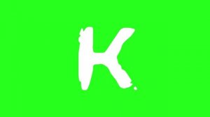 Липкие буквы Типографика К