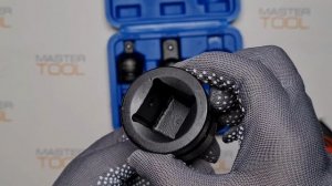 Набор головок ударных 1/4" - 1", 8 предметов. переходники ударные, ремкомплект в гараж для автосерви