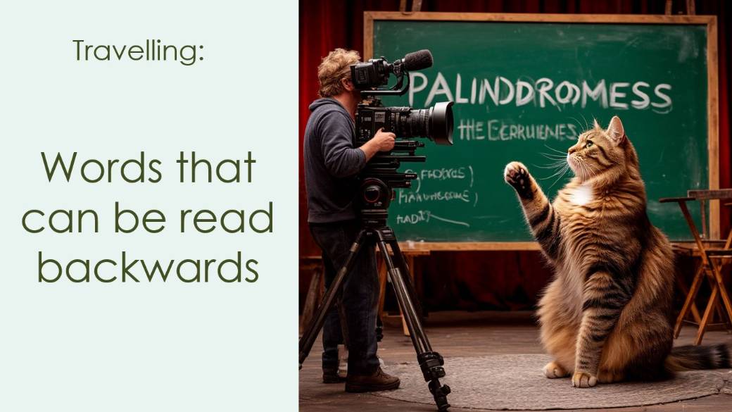 Story # 130 : Travelling : Words that can be read backwards  aka Palindromic Words